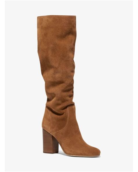 michael kors leigh suede boots